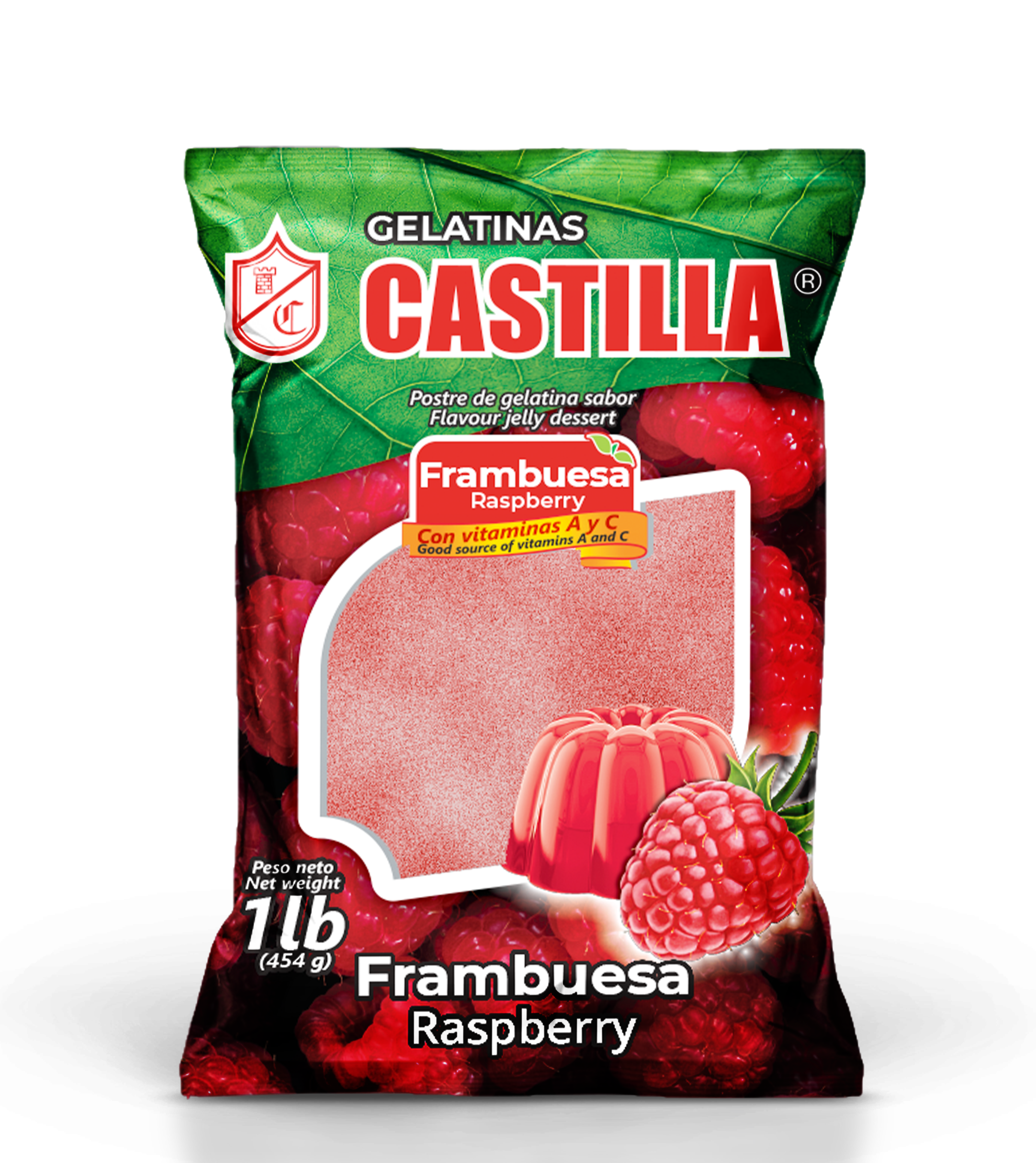 Gelatina Castilla Regular Naranja 454g 1